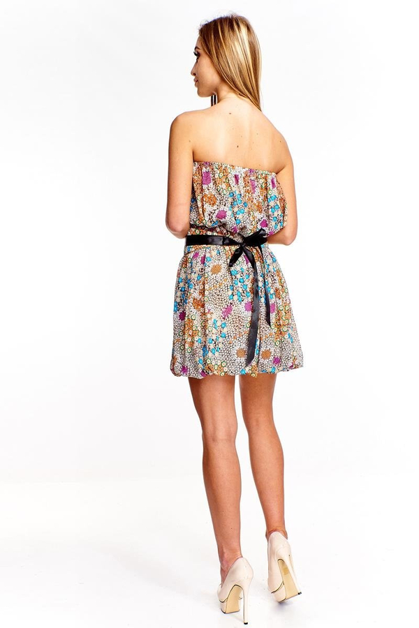 Sukienka FSU151 POMARAŃCZOWY JASNY