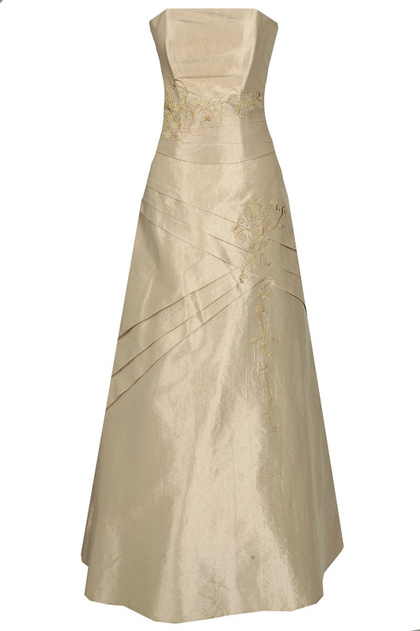 Sukienka FSU089 BEŻOWY