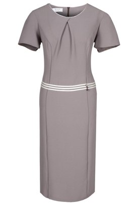 Sukienka FSU254 BEŻOWY