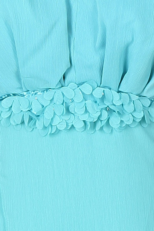 Sukienka FSU220 TURKUSOWY ŚREDNI