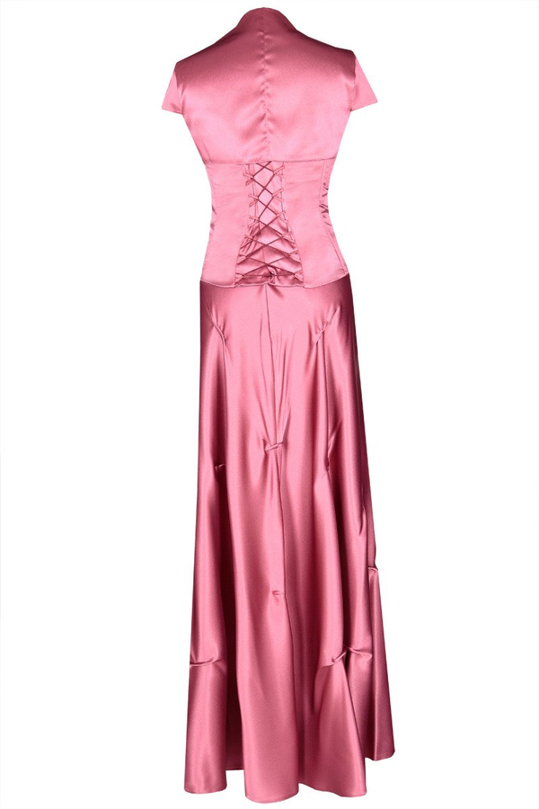 Sukienka FSU019  AMARANTOWY JASNY