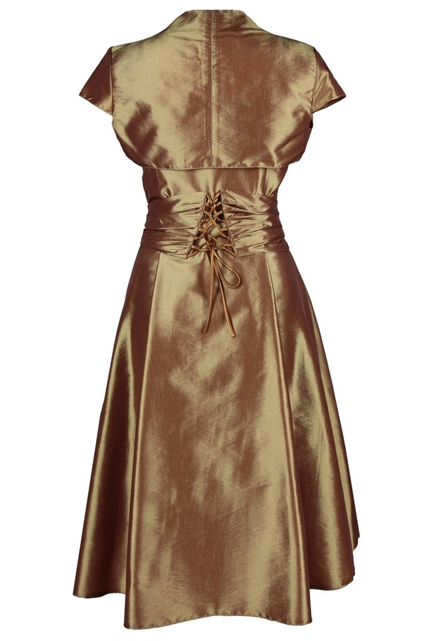 Sukienka FSU135 ZŁOTO STARE