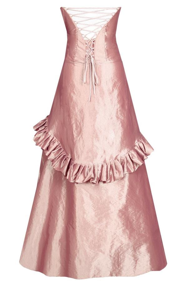 Sukienka FSU136 ŁOSOSIOWY CIEMNY