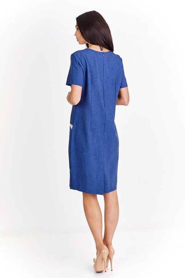 Sukienka FSU1012 JEANSOWY CIEMNY