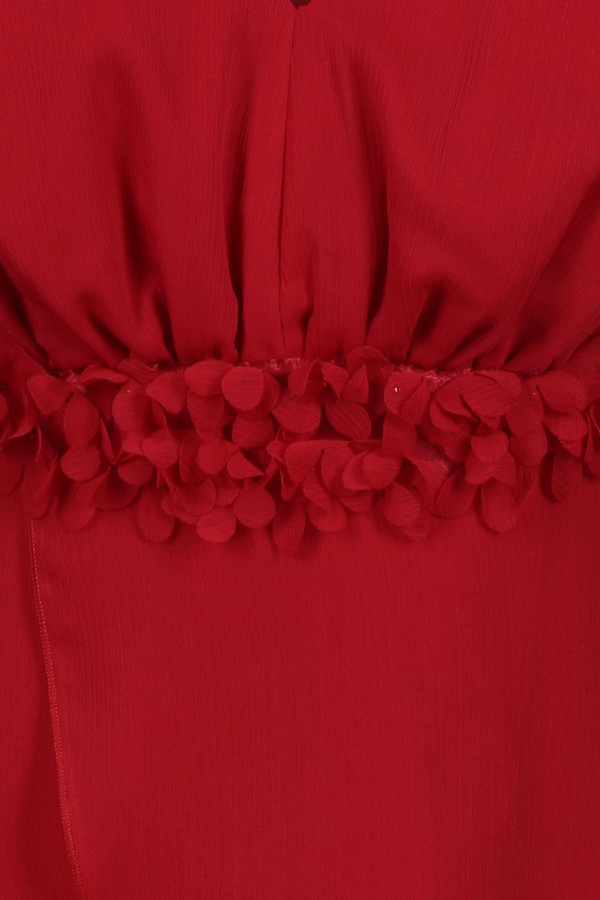 Sukienka FSU220 CZERWONY MOCNY