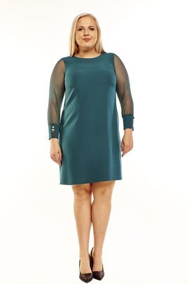 Sukienka FSU1029 ZIELONY MORSKI