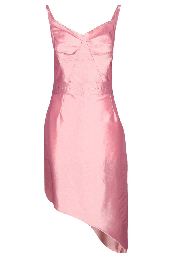 Sukienka FSU155 RÓŻ ŚREDNI