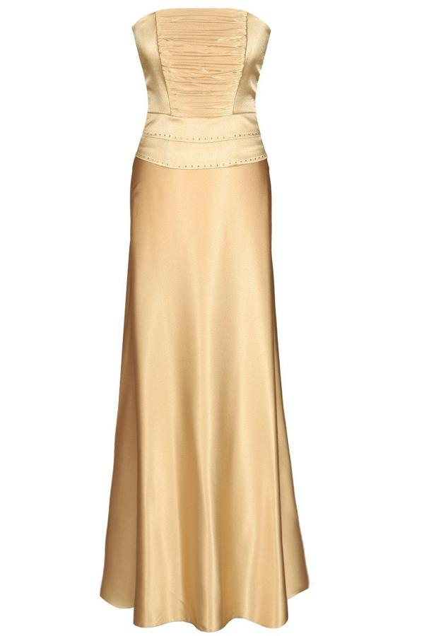 Sukienka FSU086 ZŁOTY