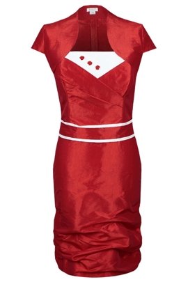 Sukienka FSU154 CZERWONY