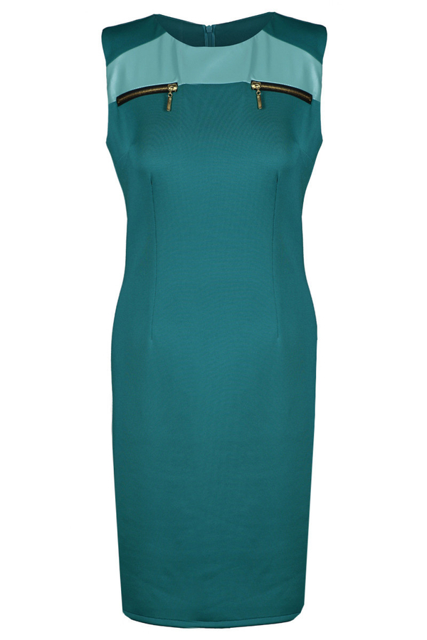 Sukienka FSU323 TURKUS CIEMNY