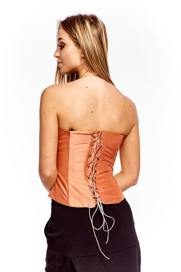 Gorset FGR042 CEGLASTY tafta