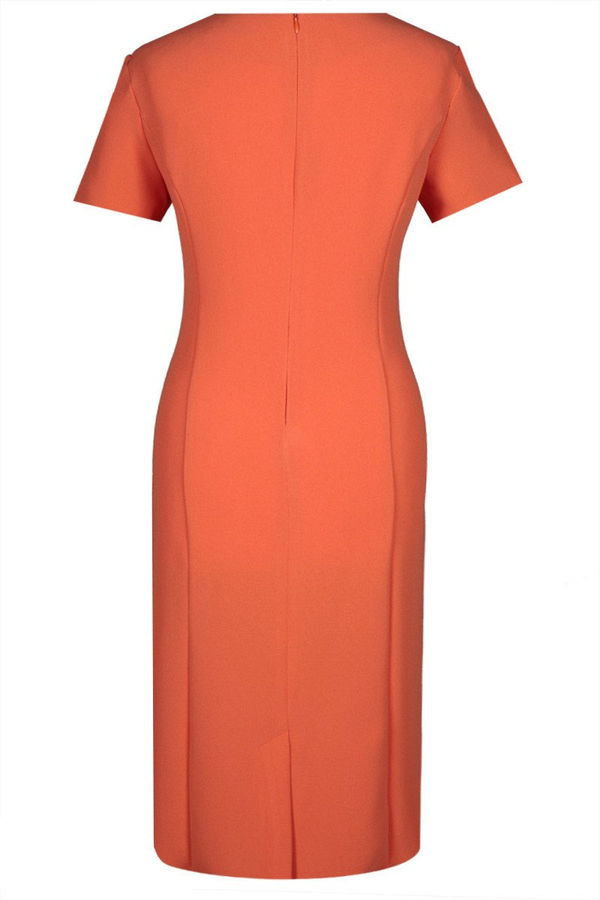 Sukienka FSU254 POMARAŃCZOWY JASNY