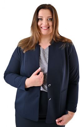 Żakiet FZA1018 GRANATOWY