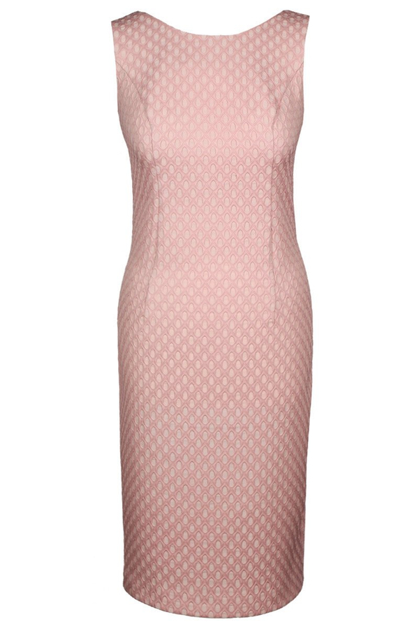 Sukienka FSU487 RÓŻOWY BRUDNY