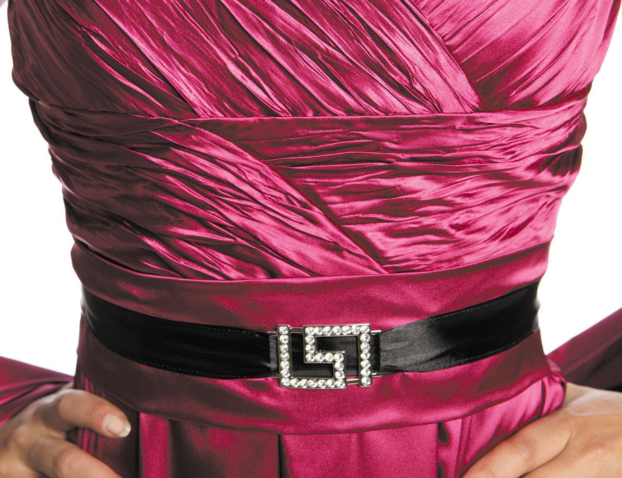 Suknia FSU733 AMARANT ŚREDNI