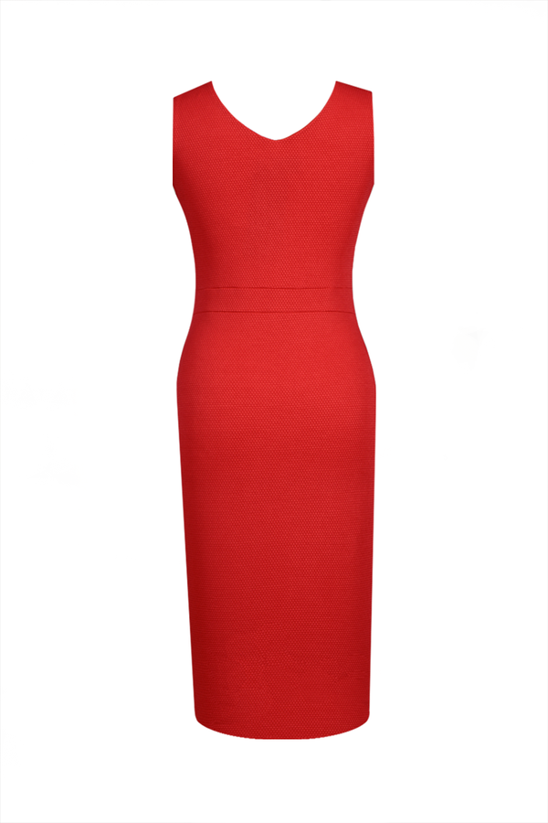 Sukienka FSU441 CZERWONY