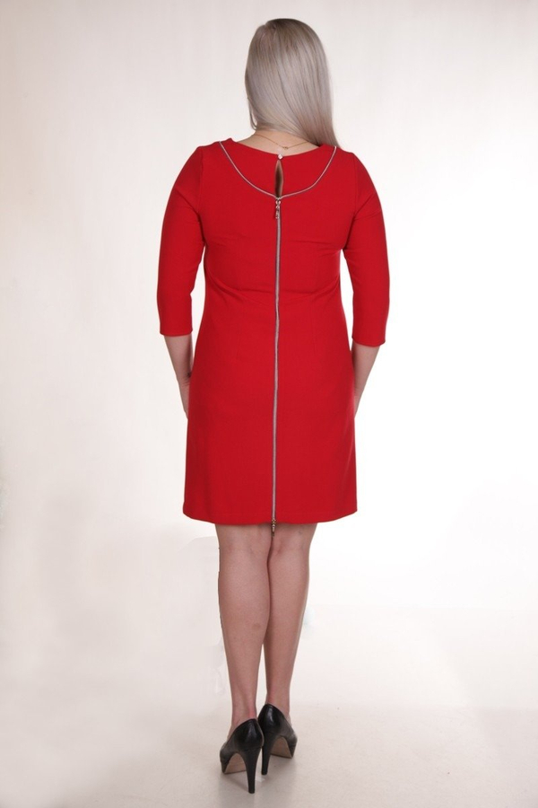 Sukienka FSU891 CZERWONY