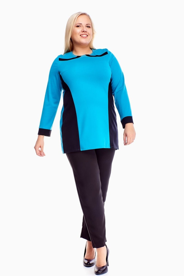 Tunic FTU320 BLACK DARK TURQUISE
