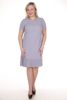Sukienka FSU928 SZARY JASNY