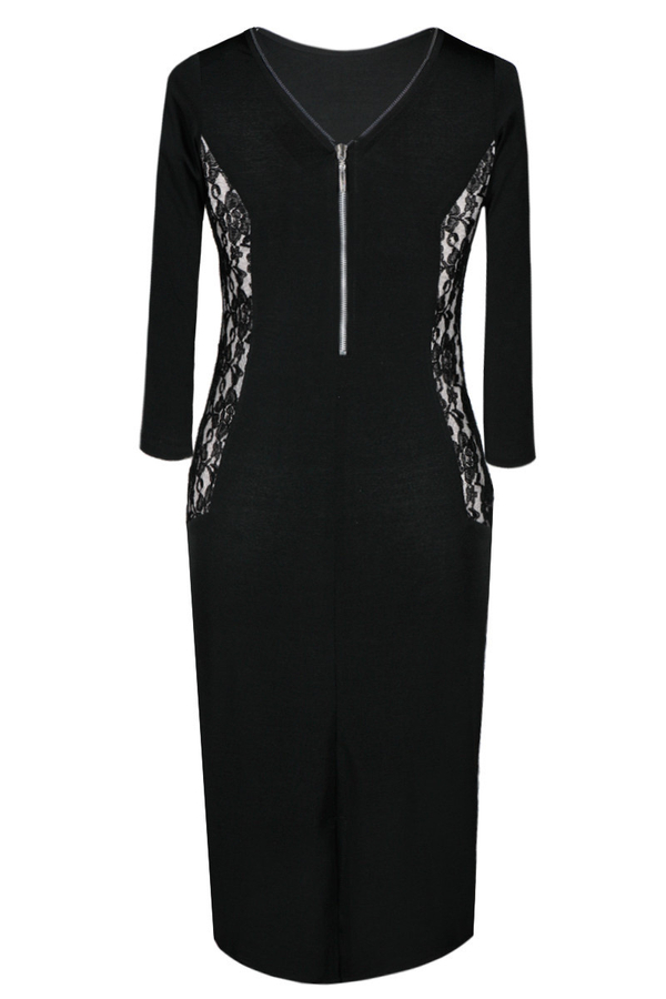 Sukienka FSU655 CZARNY