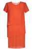 Sukienka FSU1115 POMARAŃCZOWY MOCNY gładki