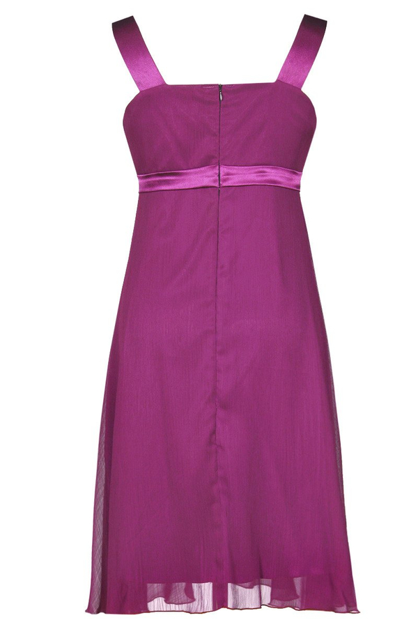 Sukienka FSU152 AMARANTOWY ŚREDNI