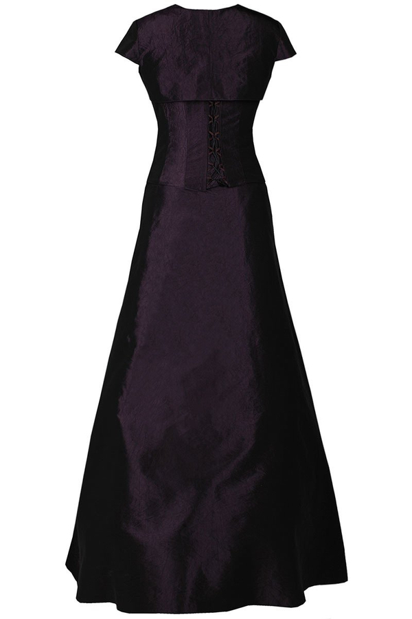 Sukienka FSU085 ŚLIWKOWY CIEMNY