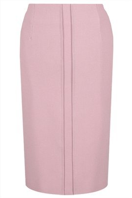 Spódnica klasyczna ołówkowa w kolorze różu FSP622 RÓŻOWY BRUDNY