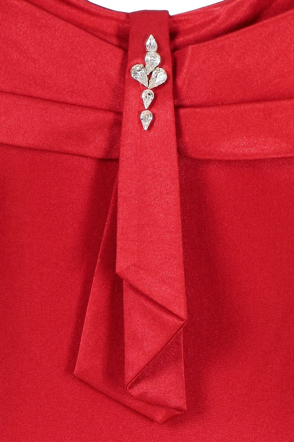 Sukienka FSU192 CZERWONY