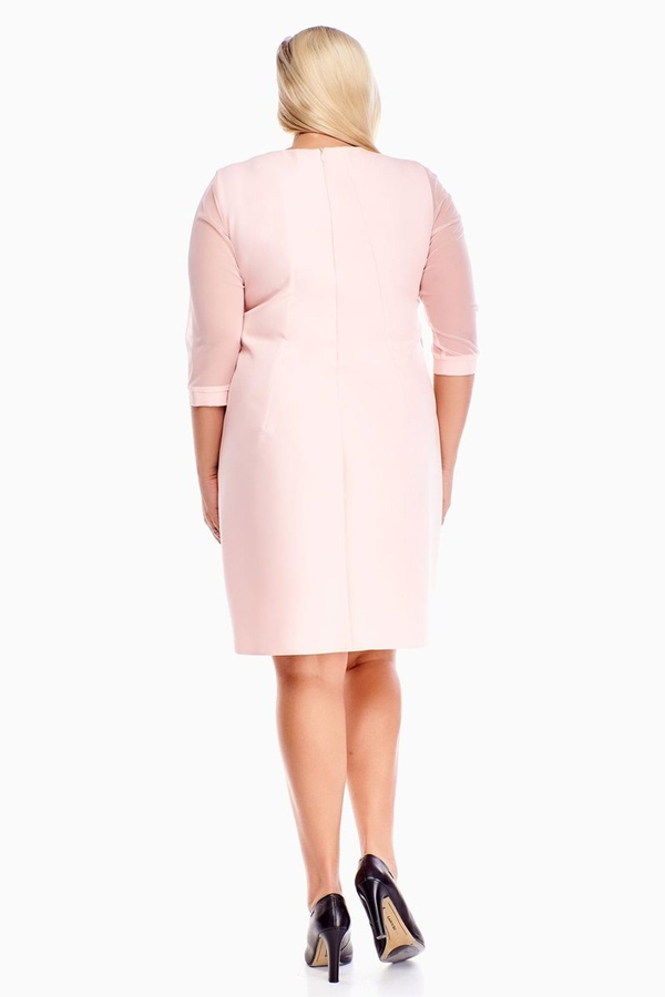 Sukienka FSU903 ŁOSOSIOWY JASNY