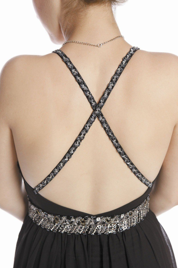 Suknia FSU714 CZARNY