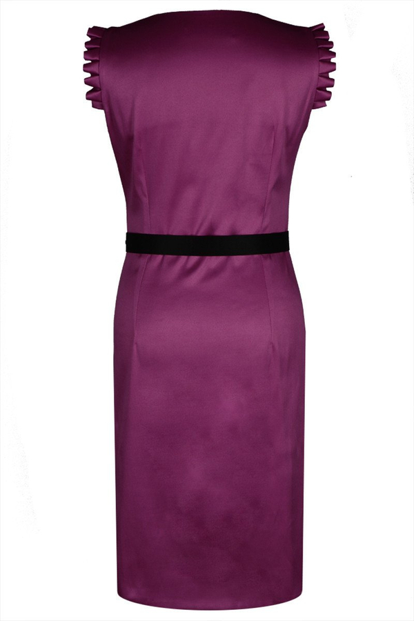 Sukienka FSU227 AMARANTOWY ŚREDNI