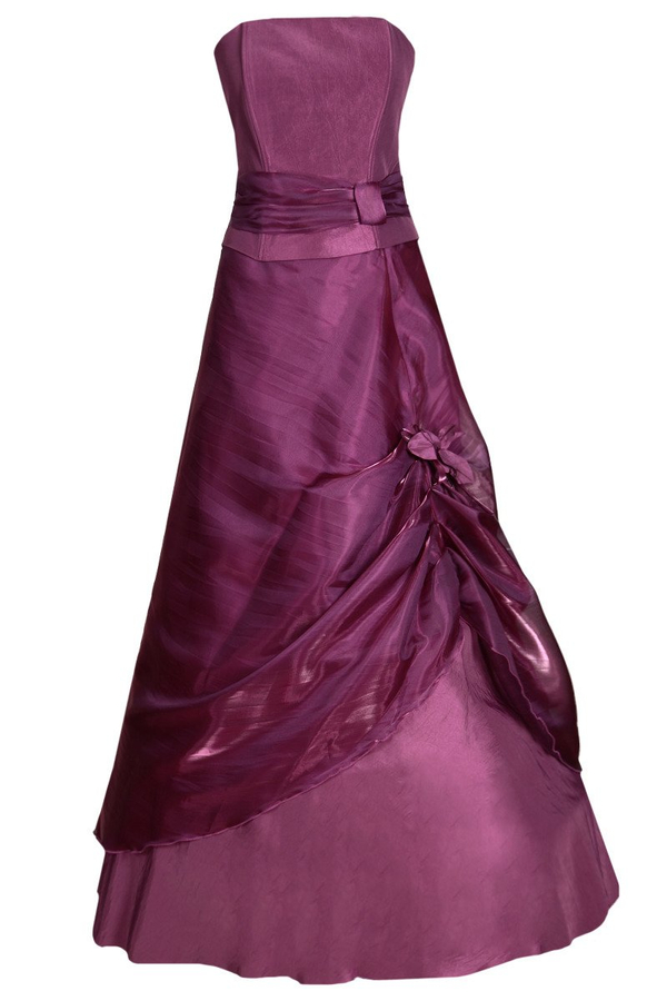 Sukienka FSU034 AMARANTOWY CIEMNY