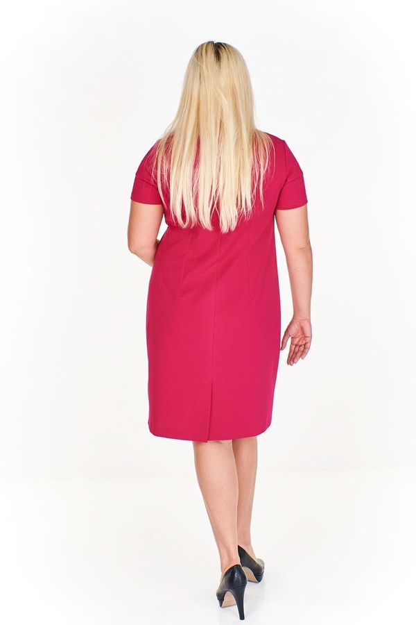 Sukienka FSU1110 AMARANTOWY ŚREDNI
