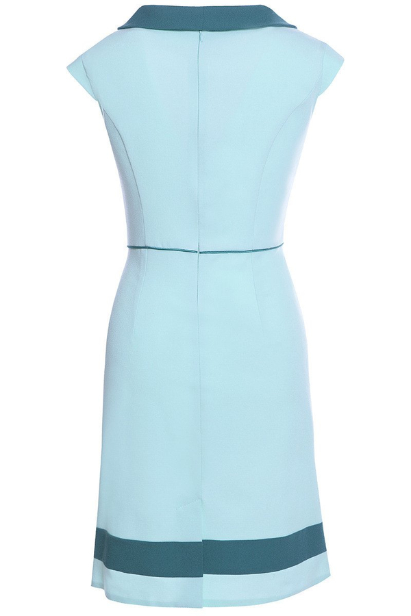 Sukienka FSU343 MIĘTOWY ZIELONY MORSKI