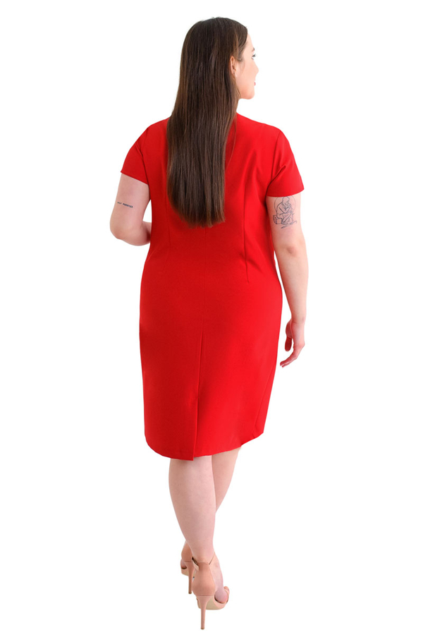 Sukienka FSU1045 CZERWONY
