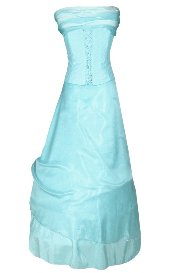 Sukienka FSU034 TURKUSOWY