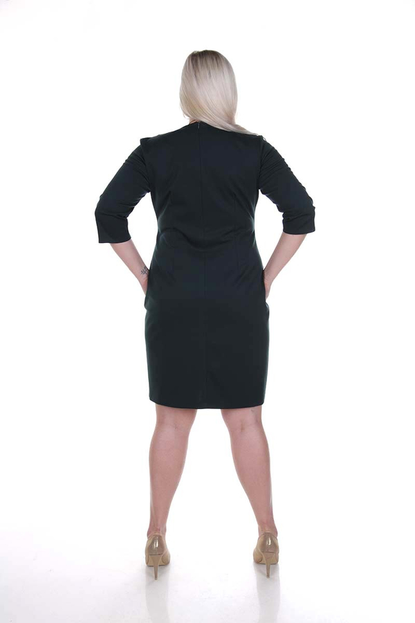 Sukienka FSU769 ZIELONY CIEMNY