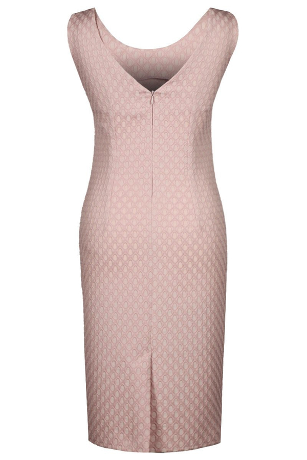 Sukienka FSU487 RÓŻOWY BRUDNY