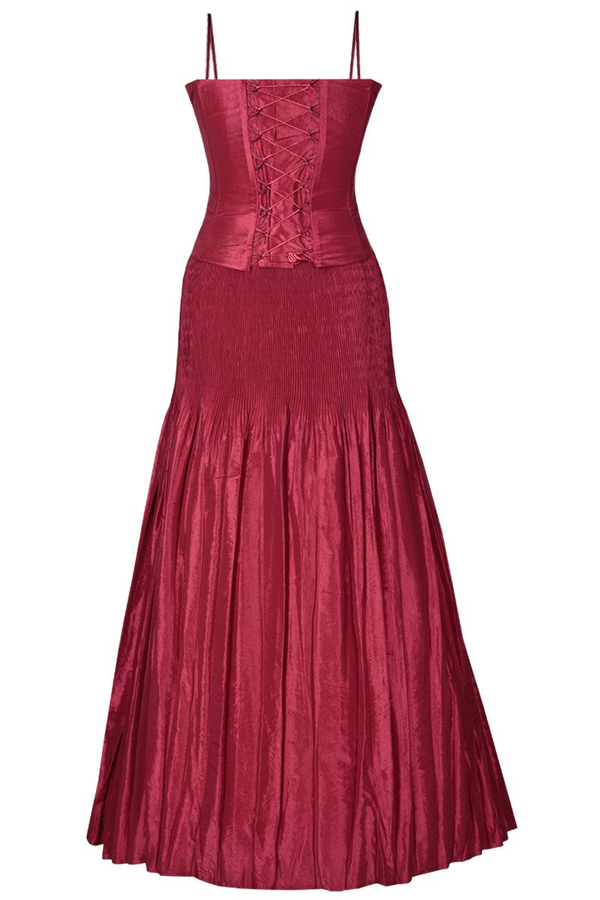 Sukienka FSU139 RUBINOWY