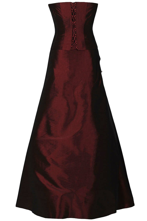 Sukienka FSU085 BORDOWY