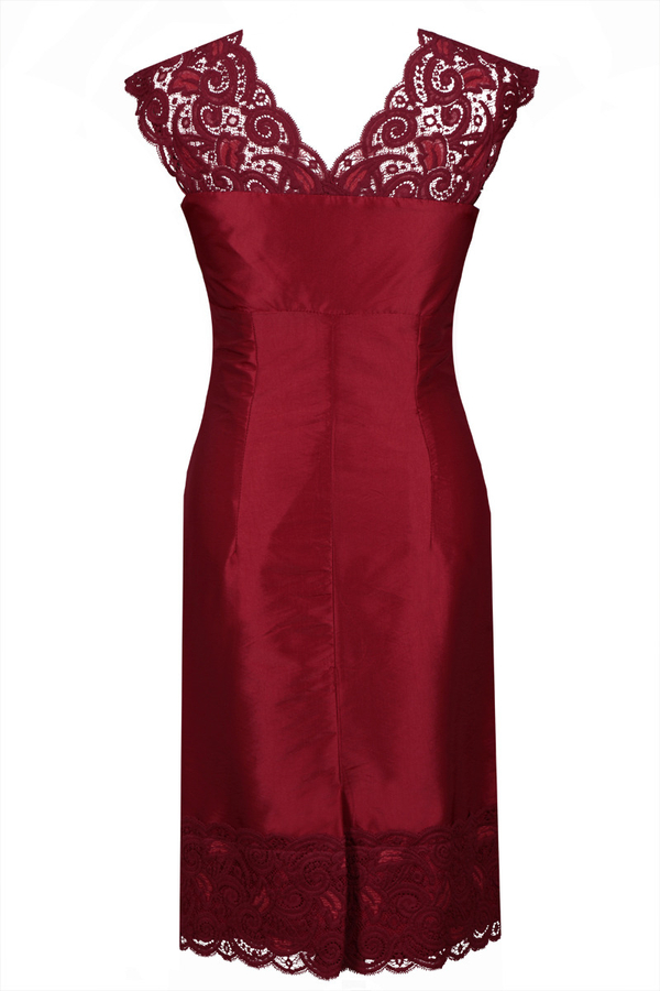 Sukienka FSU178 CZERWONY MOCNY