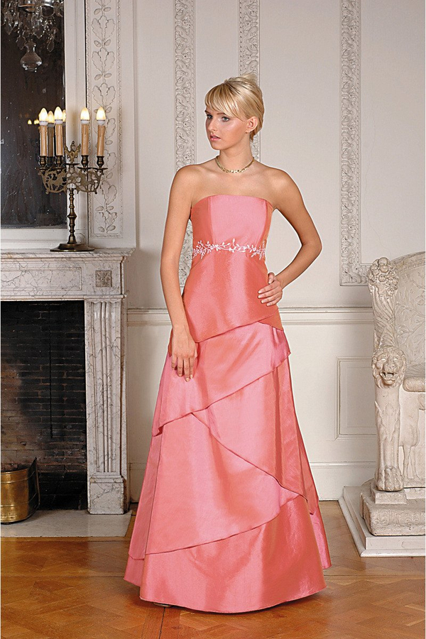 Sukienka FSU072 RÓŻOWY ŚREDNI