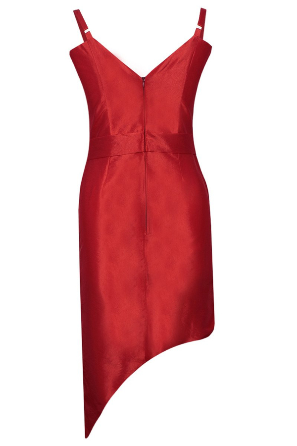 Sukienka FSU155 CZERWONY