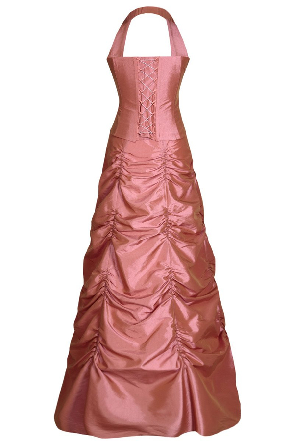 Sukienka FSU060 RÓŻOWY CEGLASTY