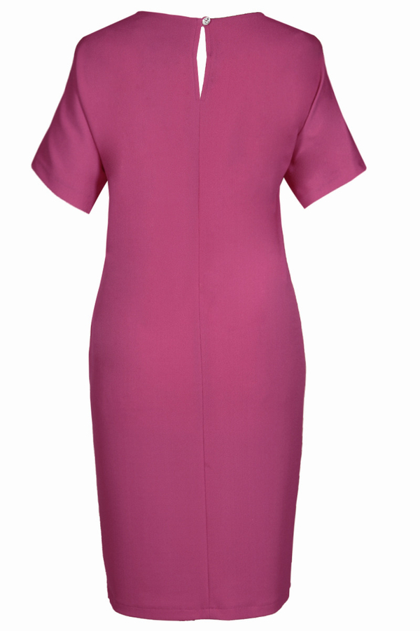 Sukienka FSU1116 AMARANTOWY CIEMNY