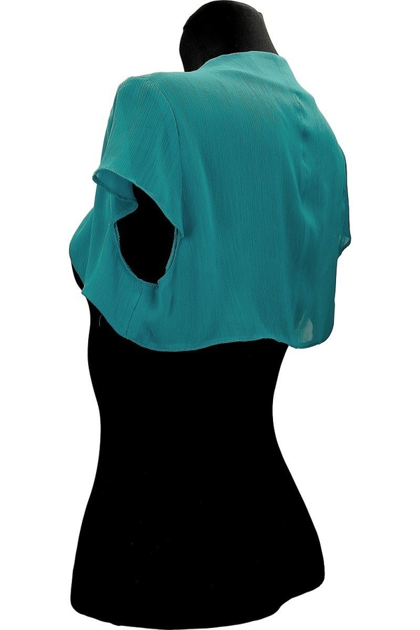 Bolerko FBL172 TURKUSOWY CIEMNY szyfon