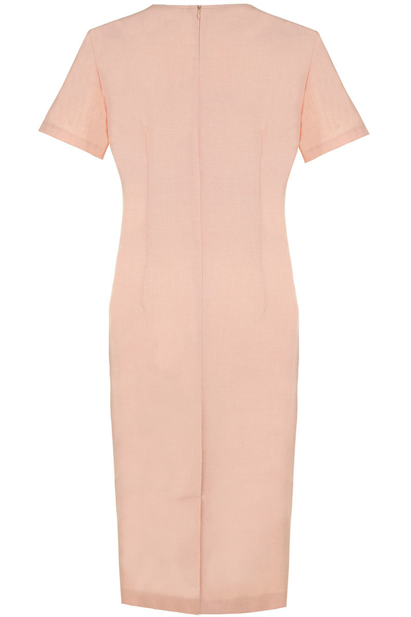 Sukienka FSU1012 ŁOSOSIOWY JASNY