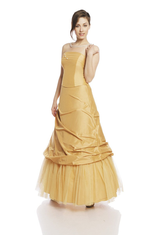 Sukienka FSU075 ZŁOTY