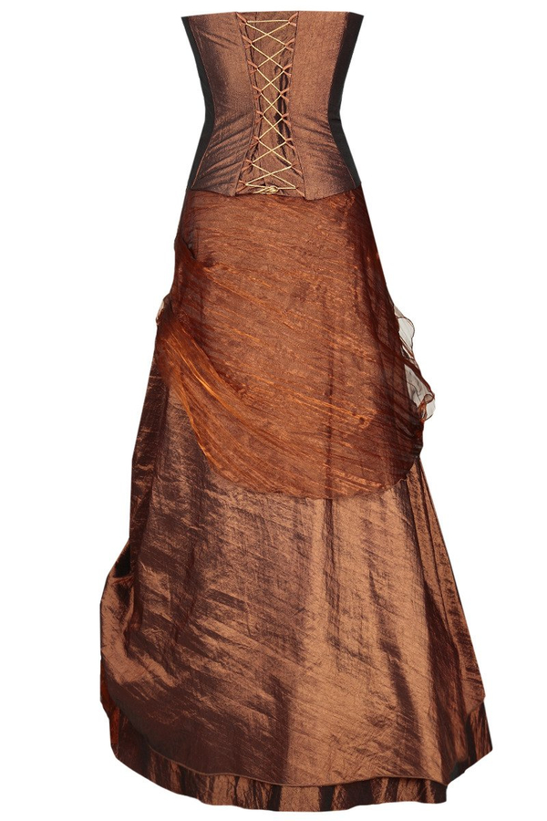 Sukienka FSU061 MIEDZIANY